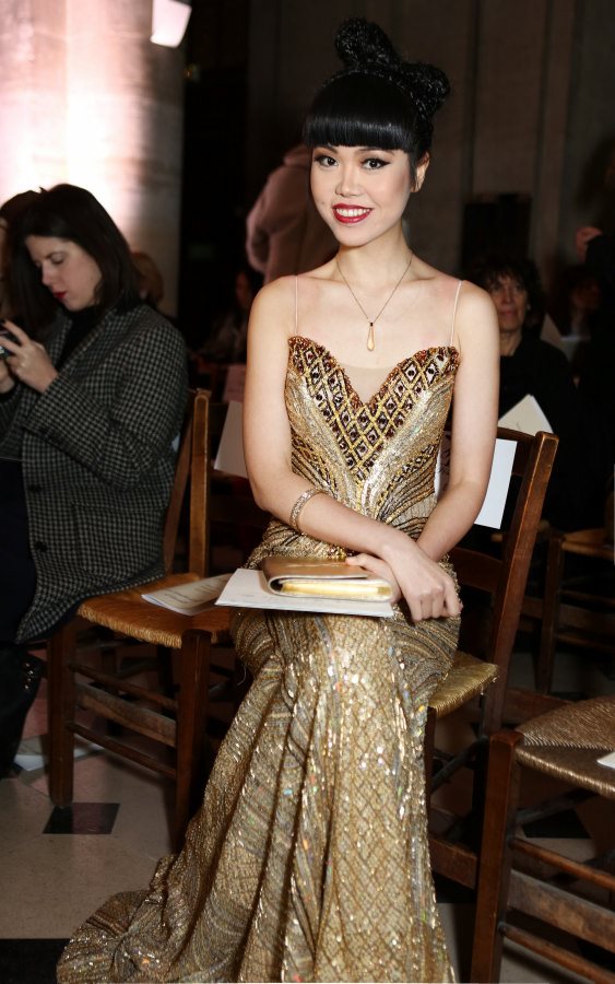 Jessica Minh Anh Front Row at Haute Couture Collections